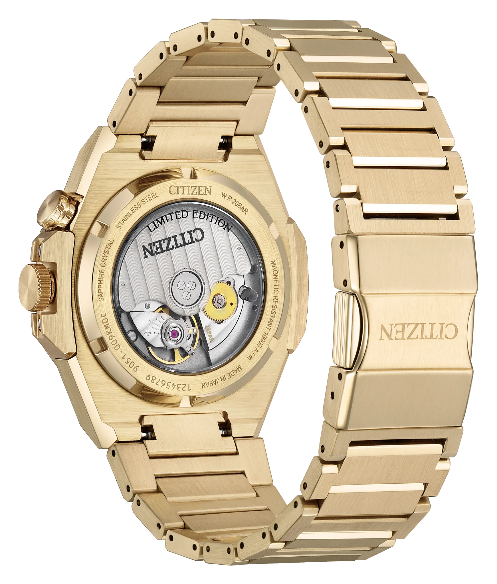 Series8 890 City Lights Gold-Tone Dial Stainless Steel Bracelet